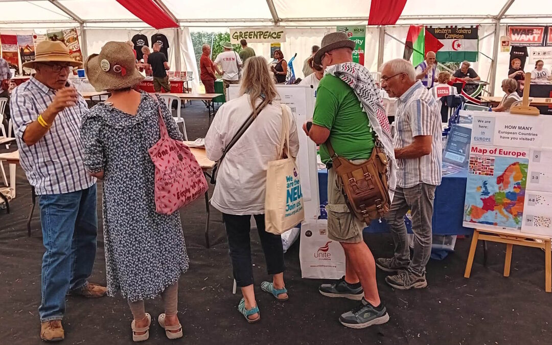 Positive feedback at Tolpuddle Martyrs Festival